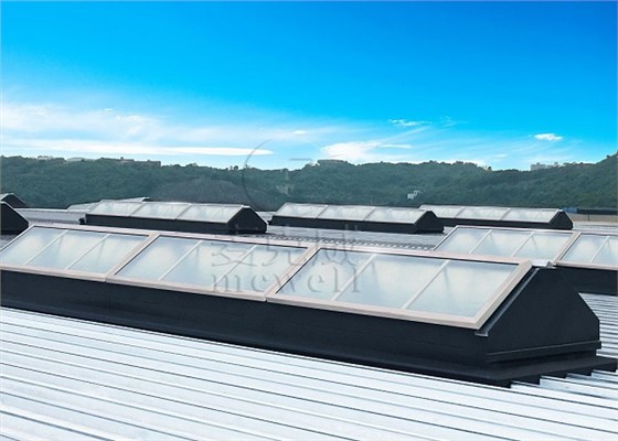 三角型電動排煙天窗